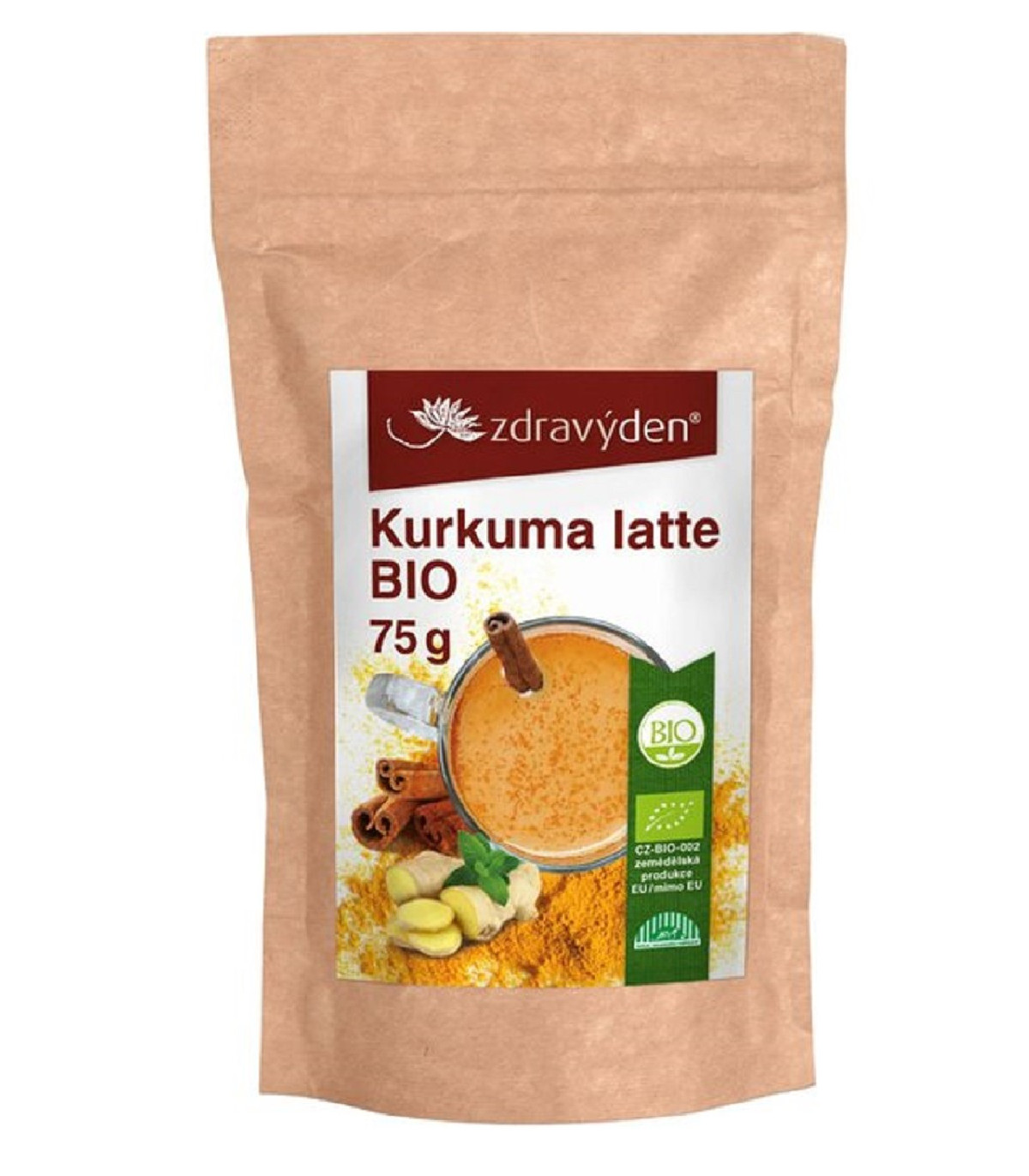 BIO Kurkuma latte - bio směs koření - 75 g