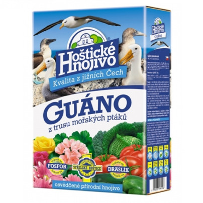 Hoštické guáno - Hoštické hnojivo - přírodní granulované hnojivo - 1 kg