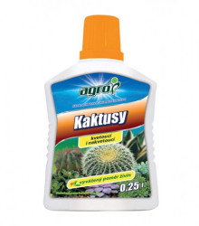 Hnojivo na kaktusy a sukulenty - Agro - tekuté hnojivo - 0,25 l