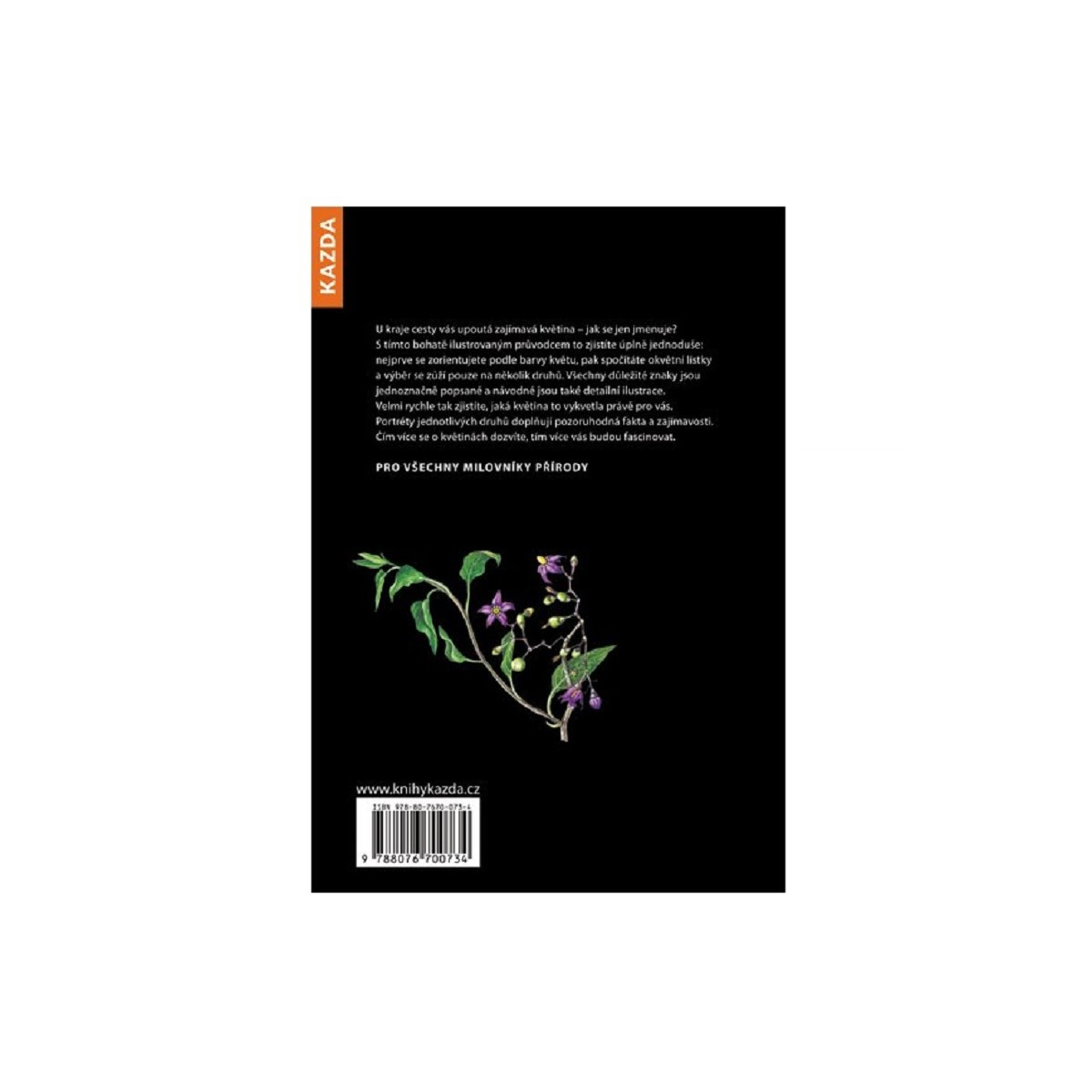 Květiny - Rozpoznejte snadno 100 druhů - Nakladatelství Kazda - knihy - 1 ks