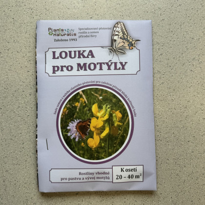 Louka pro motýly - osivo Planta Naturalis - směs lučních květin a trav - 40 g