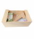 Dřevěná krabička - přírodní borovicové dřevo - 1 ks